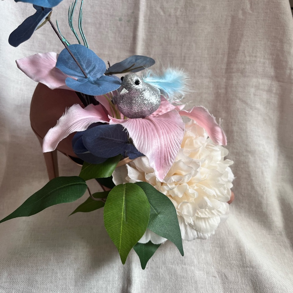 Runway For Hope Floral Arrangement with Pink and Blue Accents
